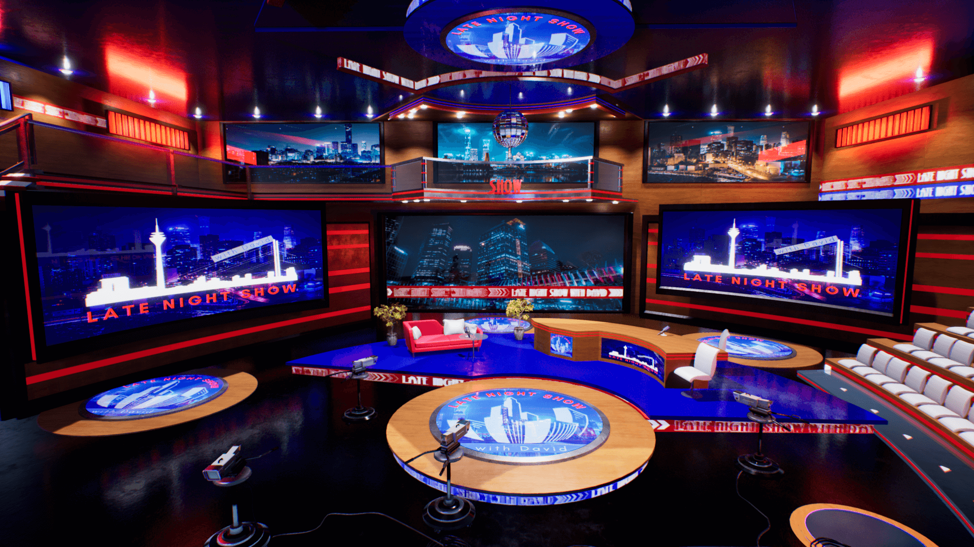 An image showing Talk Show asset pack, created with Unreal Engine 4.