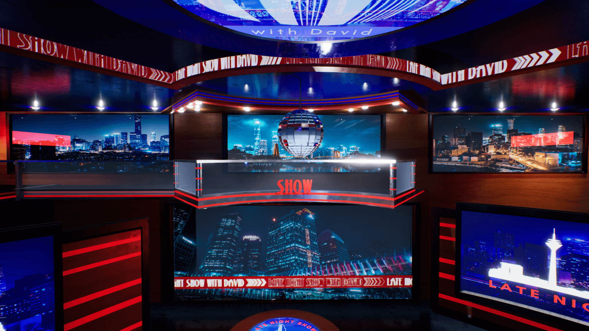 An image showing Talk Show asset pack, created with Unreal Engine.