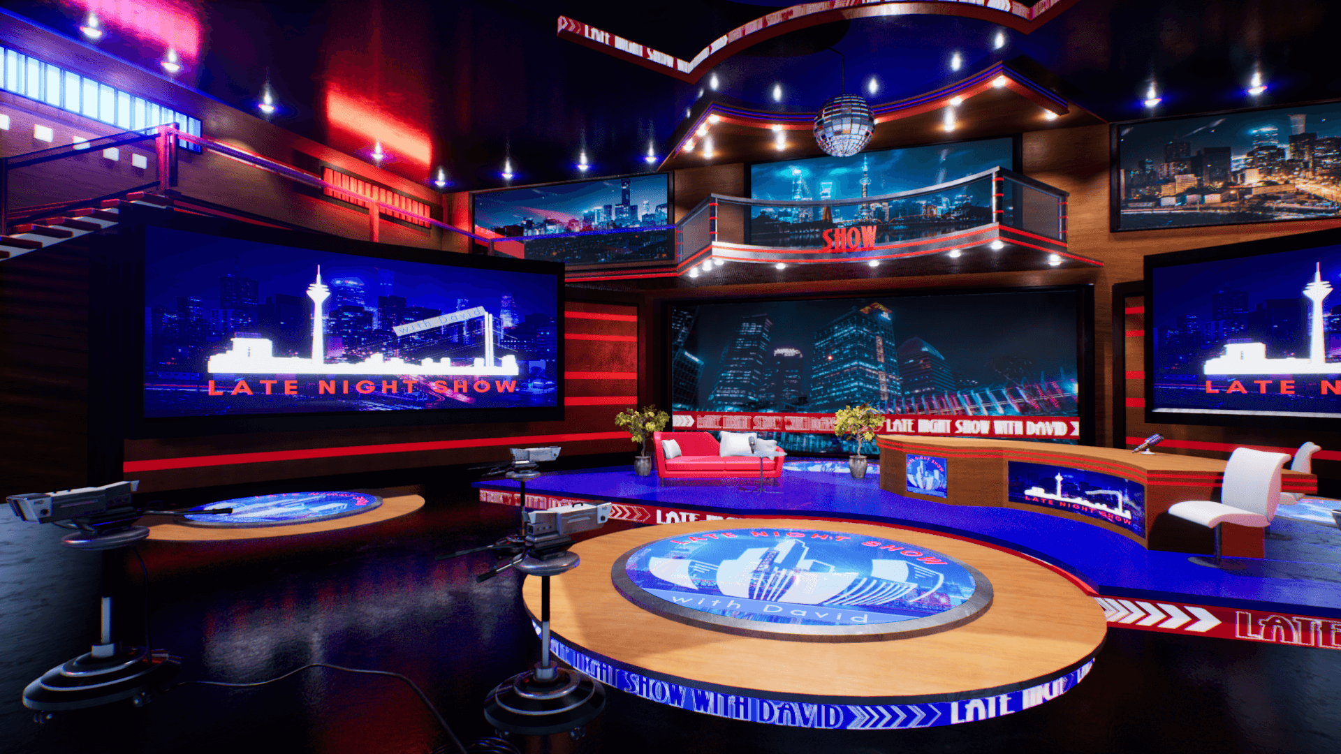 An image showing Talk Show asset pack, created with Unreal Engine.