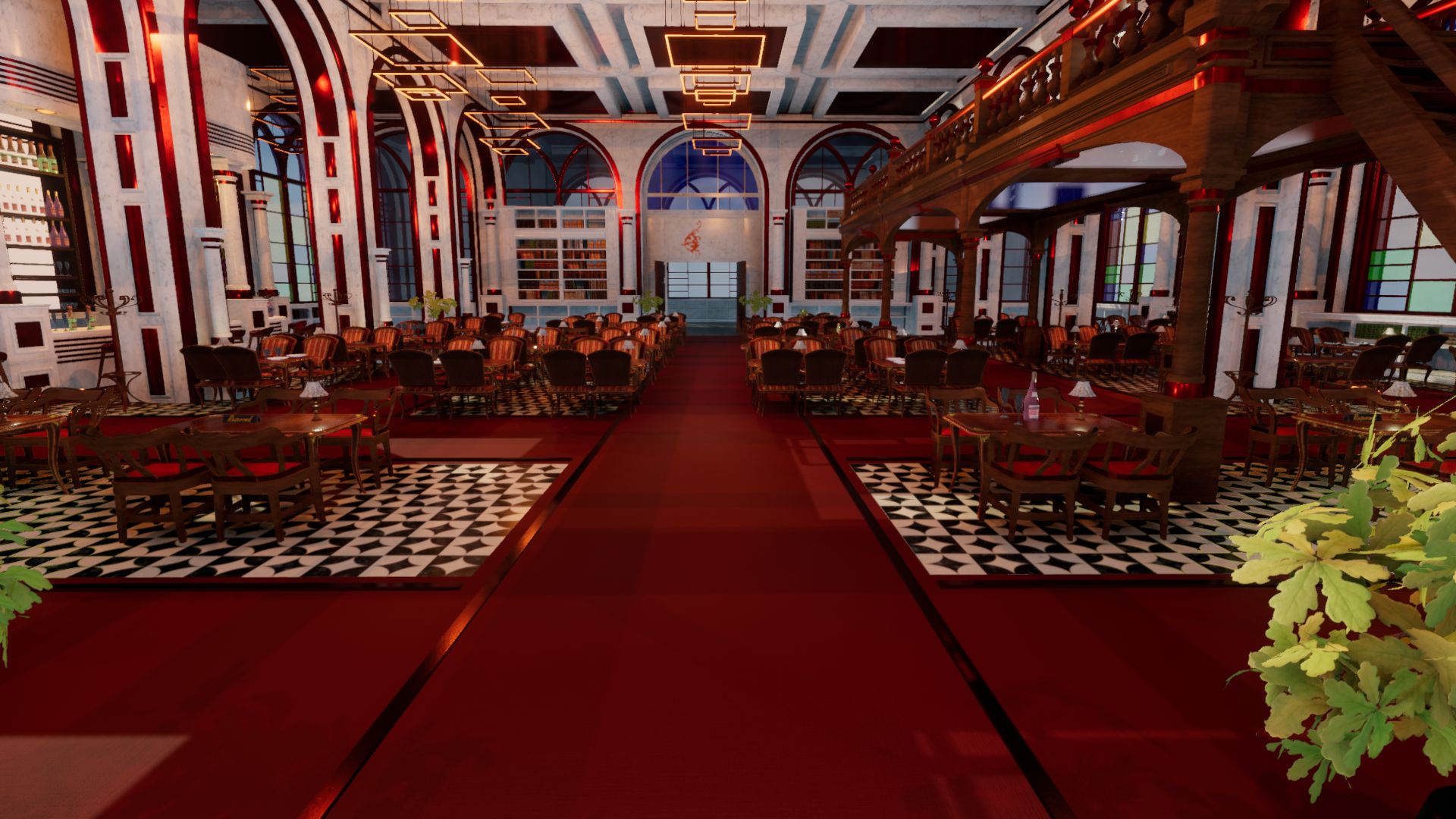 An image showing Restaurant Royale asset pack, created with Unity Engine.