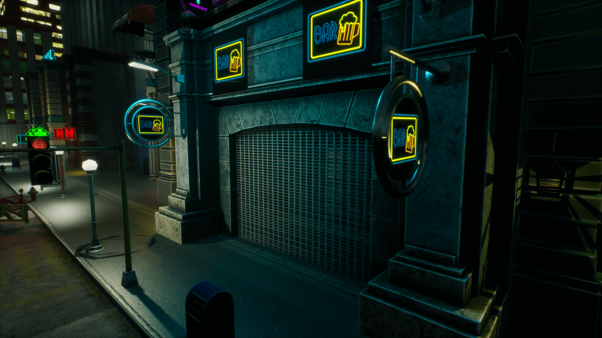 An image showing Neon Signs 3. asset pack, created with Unreal Engine.