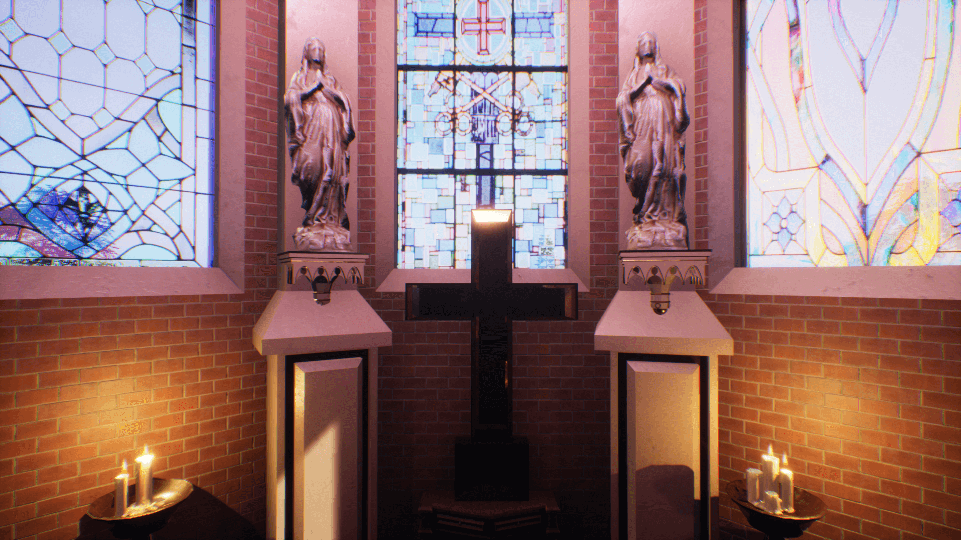 High Quality 3D Models and Game Assets An image showing Cathedral asset pack, created with Unreal Engine.