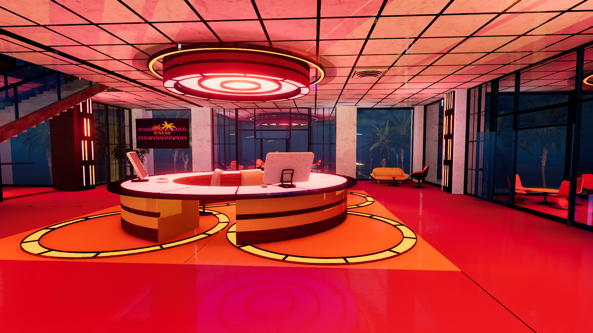 An image showing Palm Night Club asset pack, created with Unity Engine