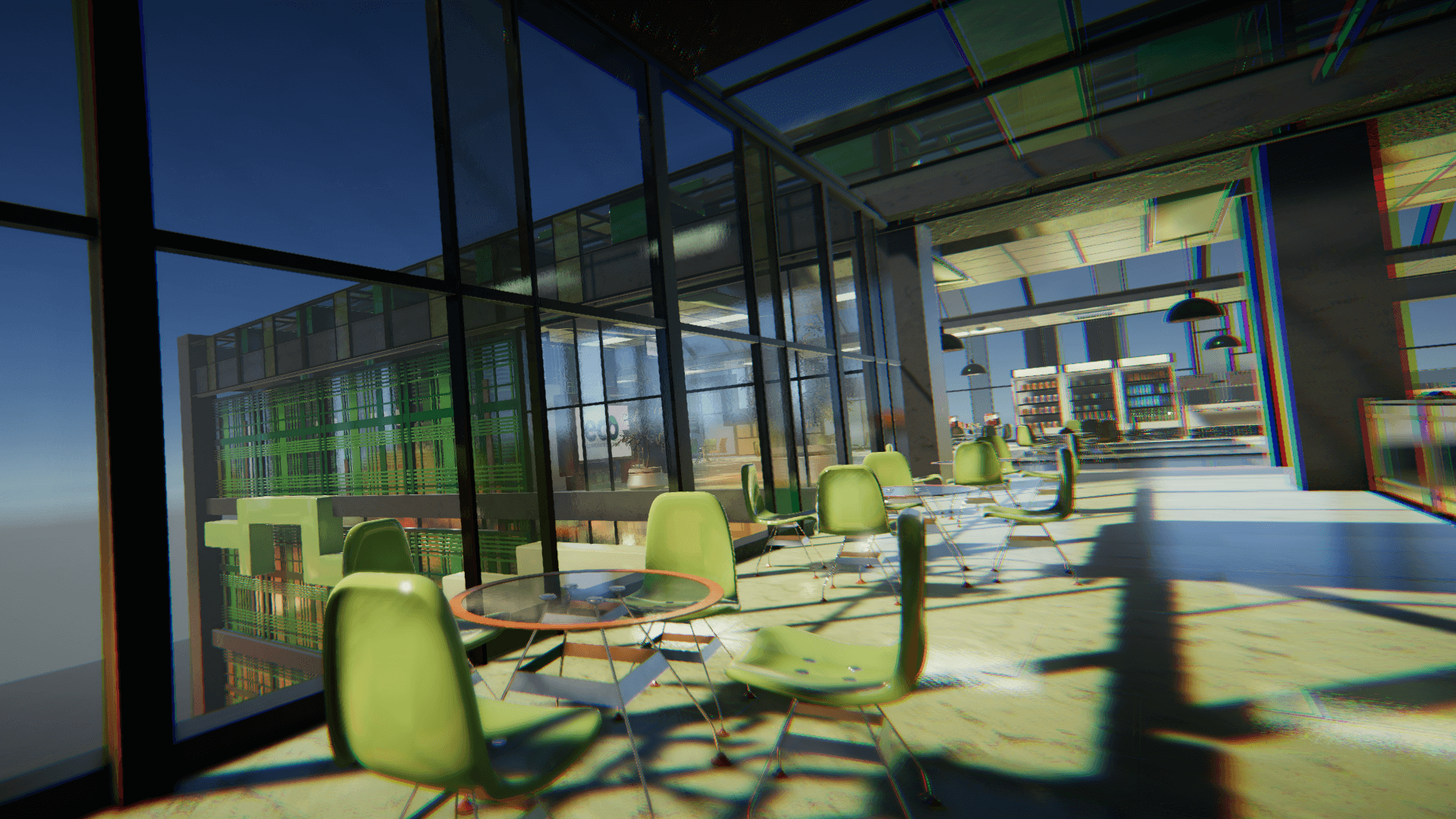 An image showing Eco Corporate Building asset pack, created with Unity Engine