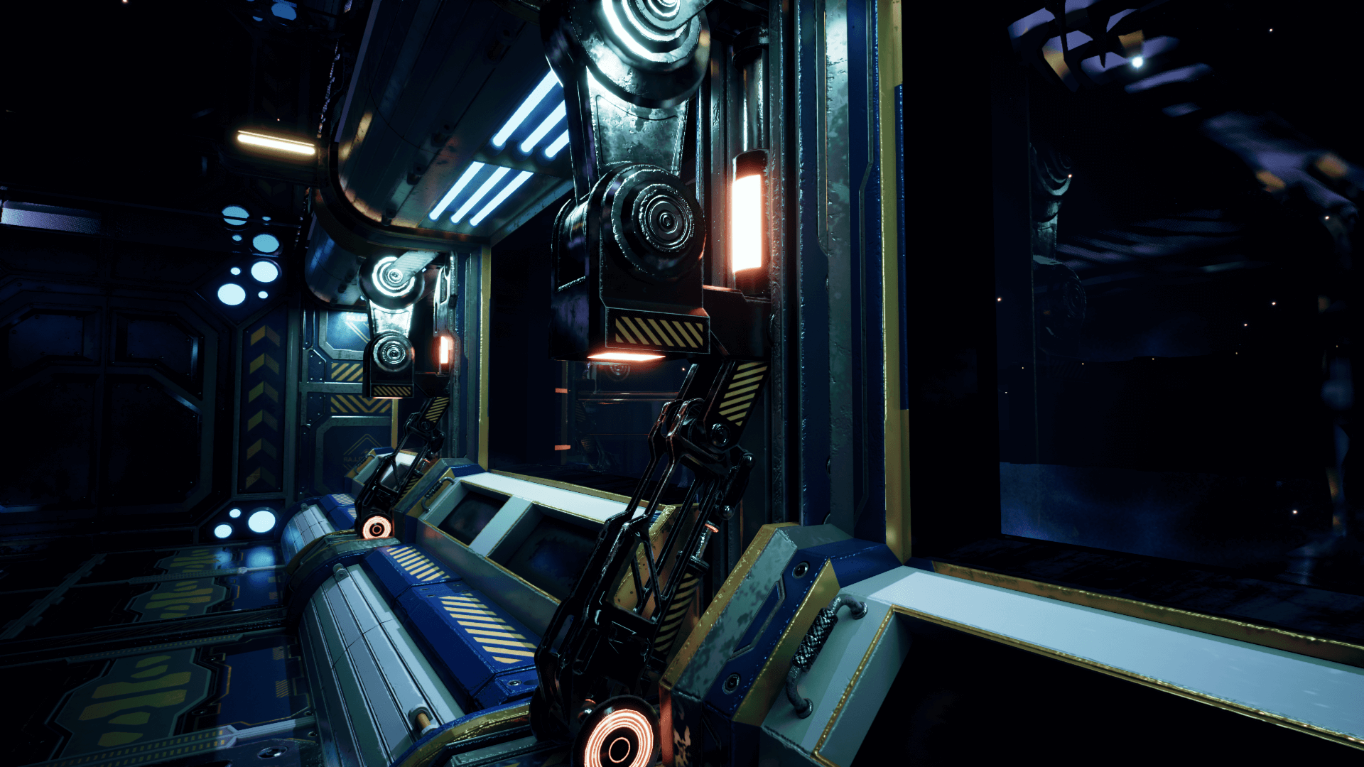 An image showing the SciFi Corridors 2. asset pack, created with Unreal Engine