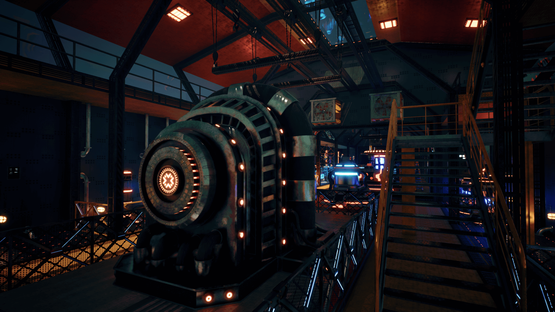 Dexsoft Games – High Quality 3D Models and Game Assets An image showing the SciFi Generators asset pack, created with Unreal Engine