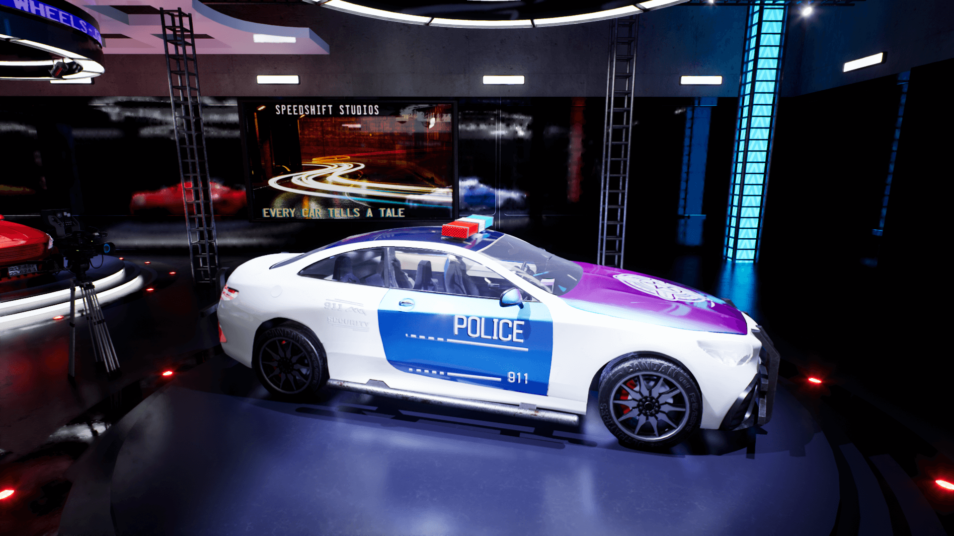 An image showing the Sedan Bundle asset pack, created with Unreal Engine