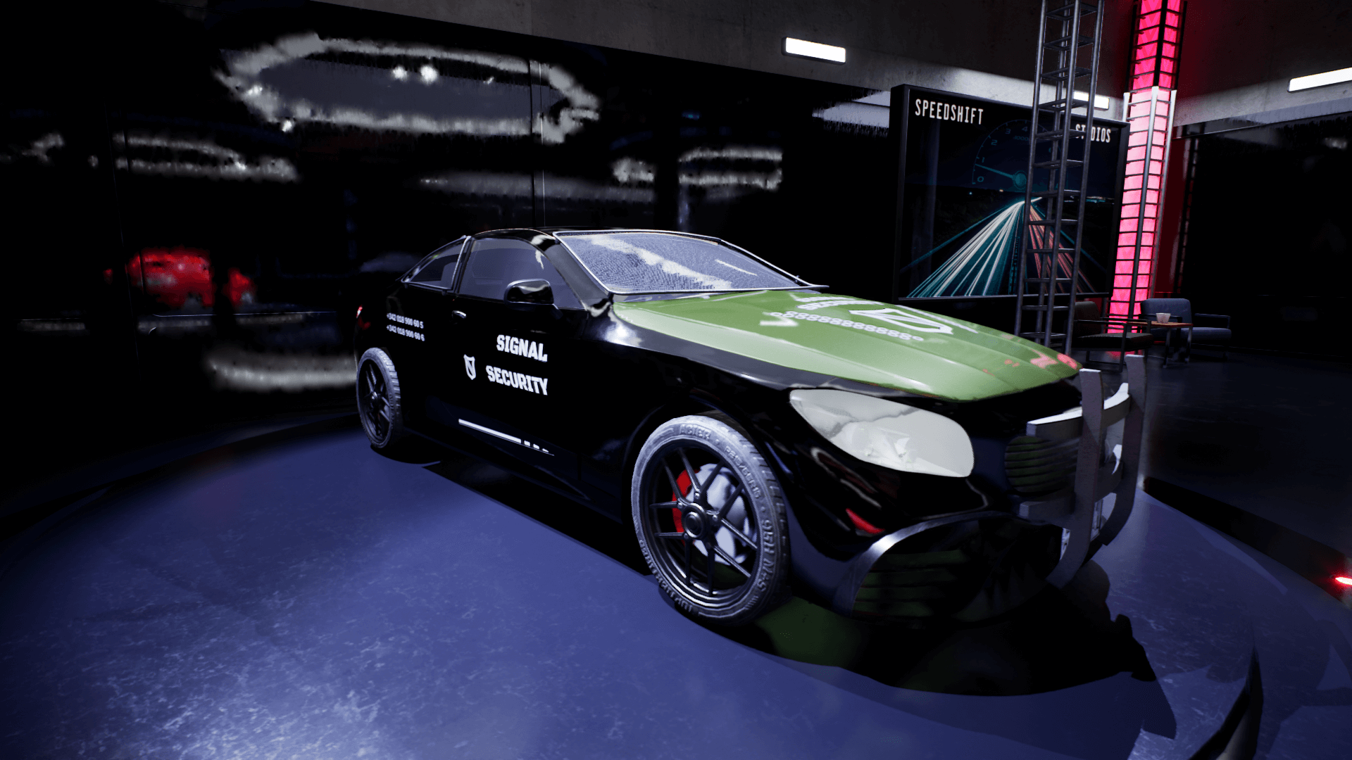 An image showing the Sedan Bundle asset pack, created with Unreal Engine