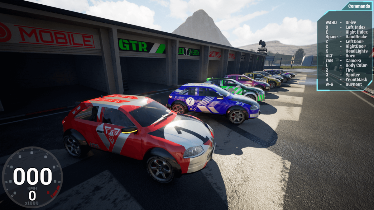 An image showing the Race Car 2. Bundle, created with Unreal Engine.