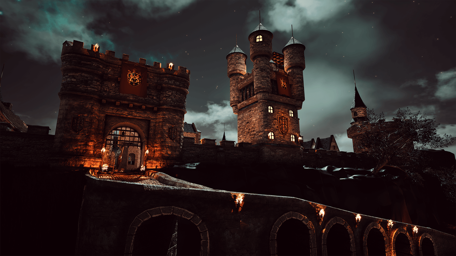 An image showing the Medieval Castle asset pack.