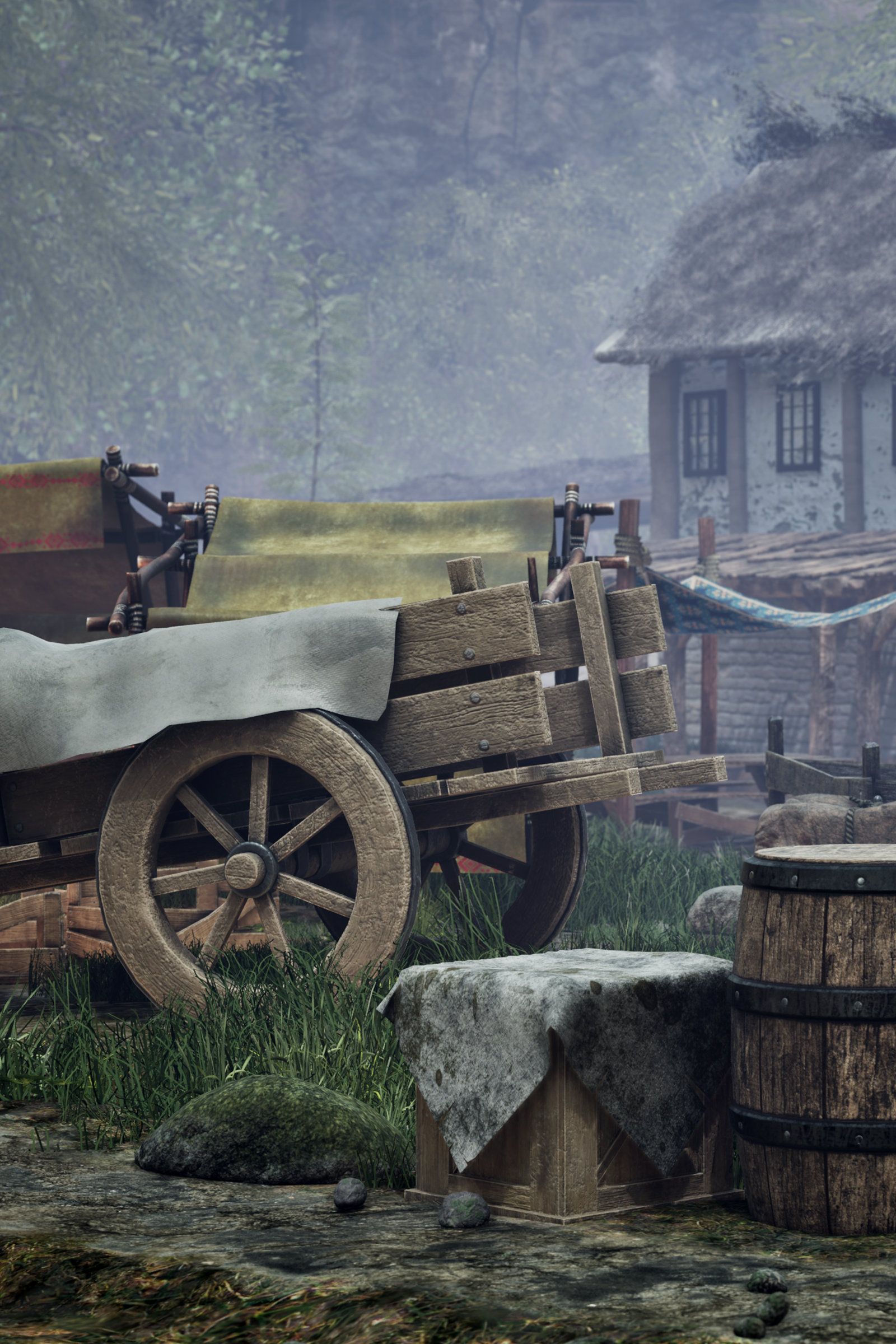 An image showing the Medieval Market asset pack.