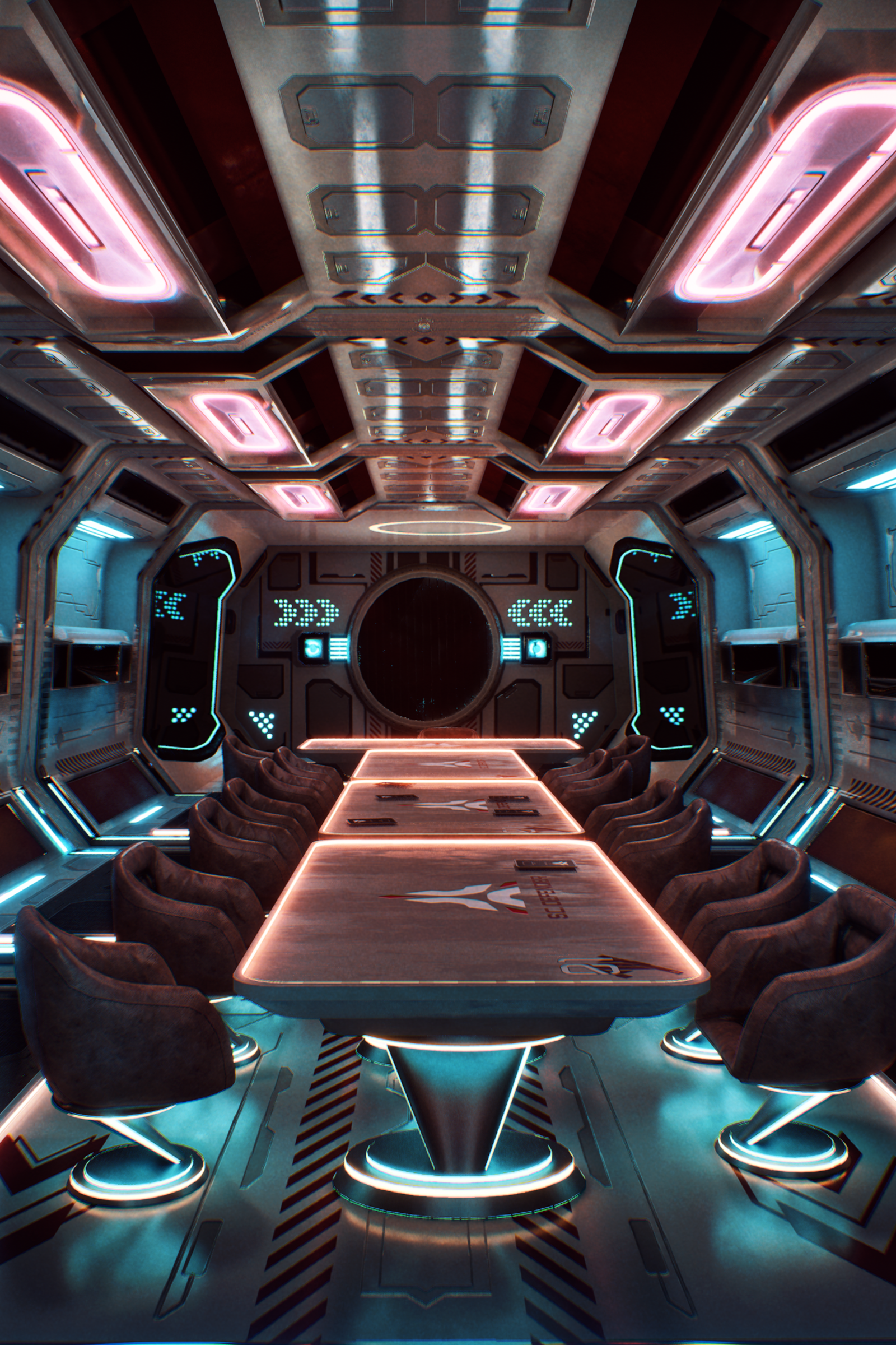 An image showing the Space Cruiser Defender asset pack.