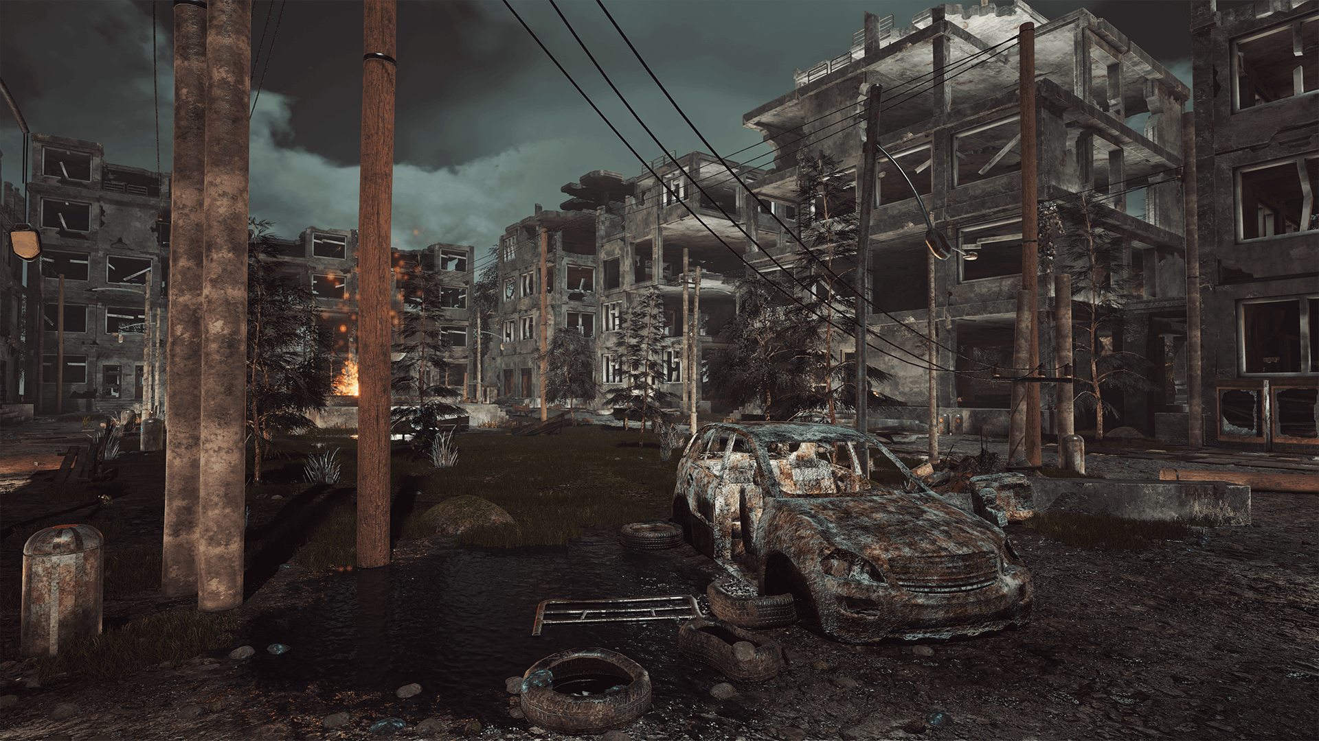 An image showing the Ghost Town asset pack.